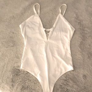 New (no tags) Express white bodysuit size small